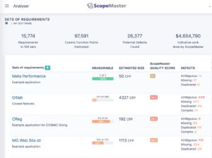 ScopeMaster: análisis de requisitos automatizado