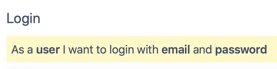 basic login with email and password