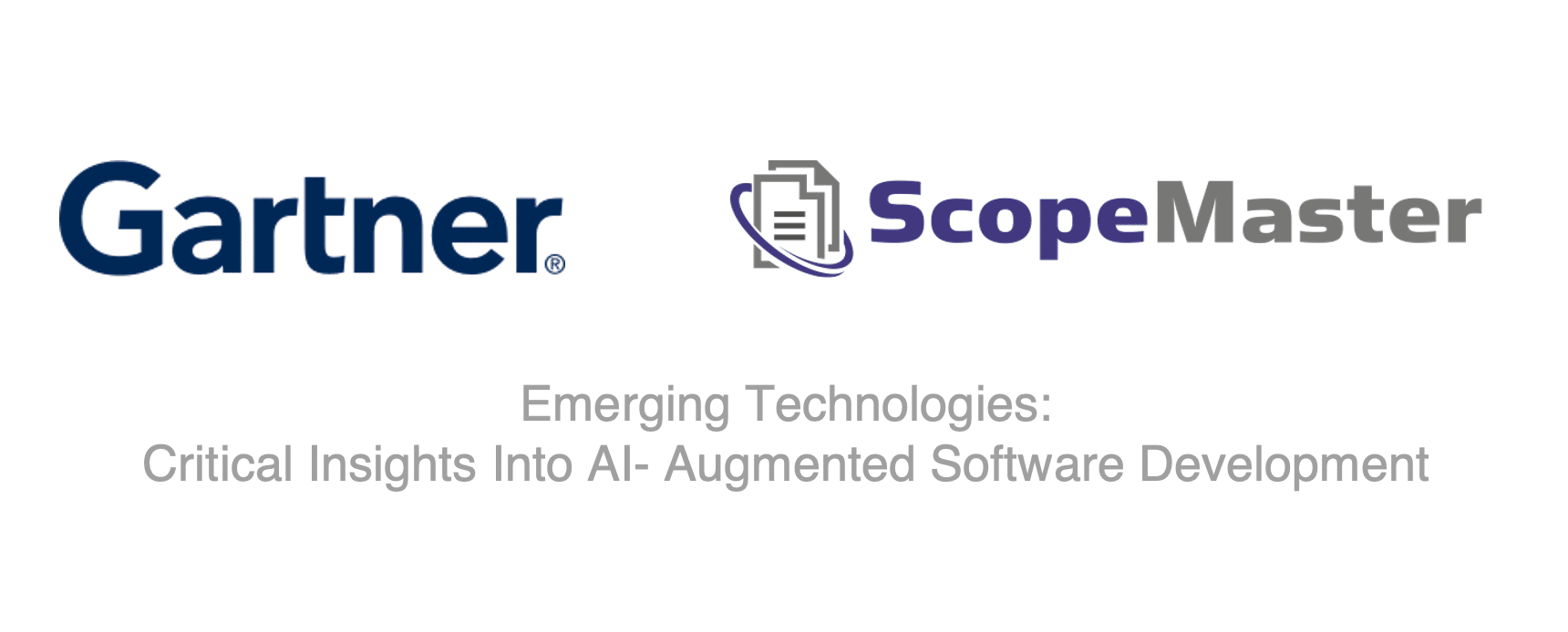 Gartner features ScopeMaster in AI-augmented software development