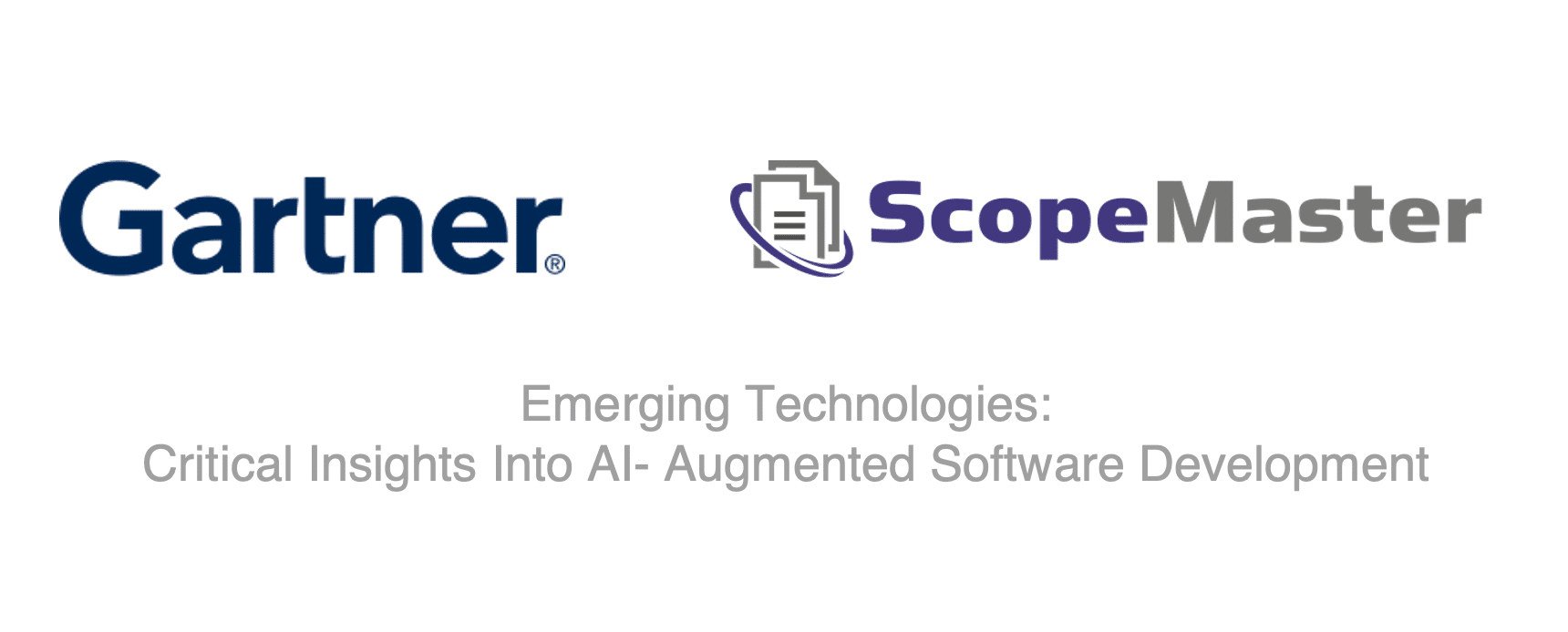 Gartner utilizza ScopeMaster nello sviluppo di software potenziato dall'intelligenza artificiale