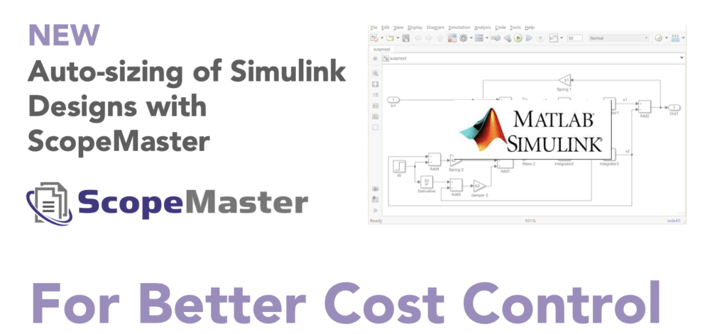 Announcement about Simulink Embedded system sizing feature released by ScopeMaster