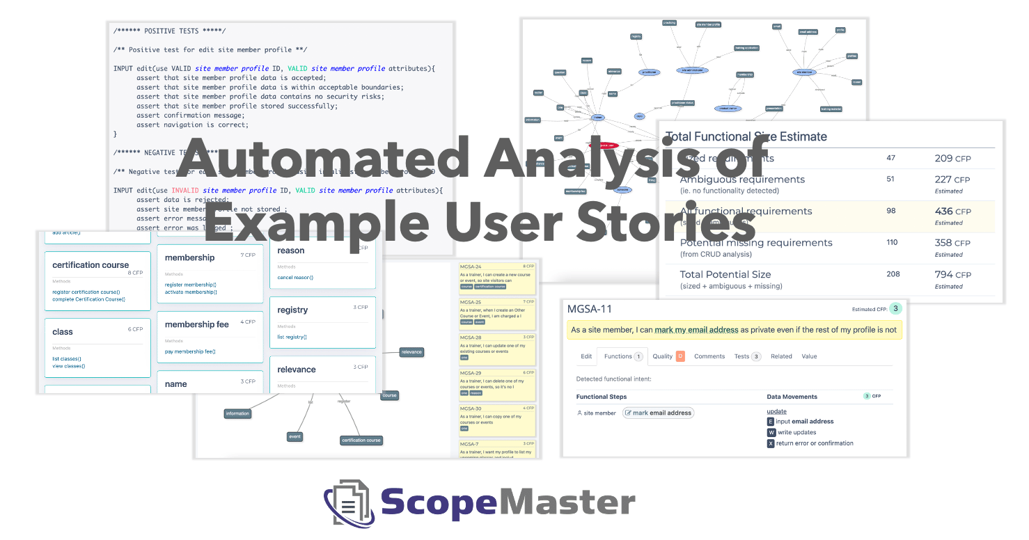 Genere diagramas interesantes a partir de sus historias de usuario con ScopeMaster