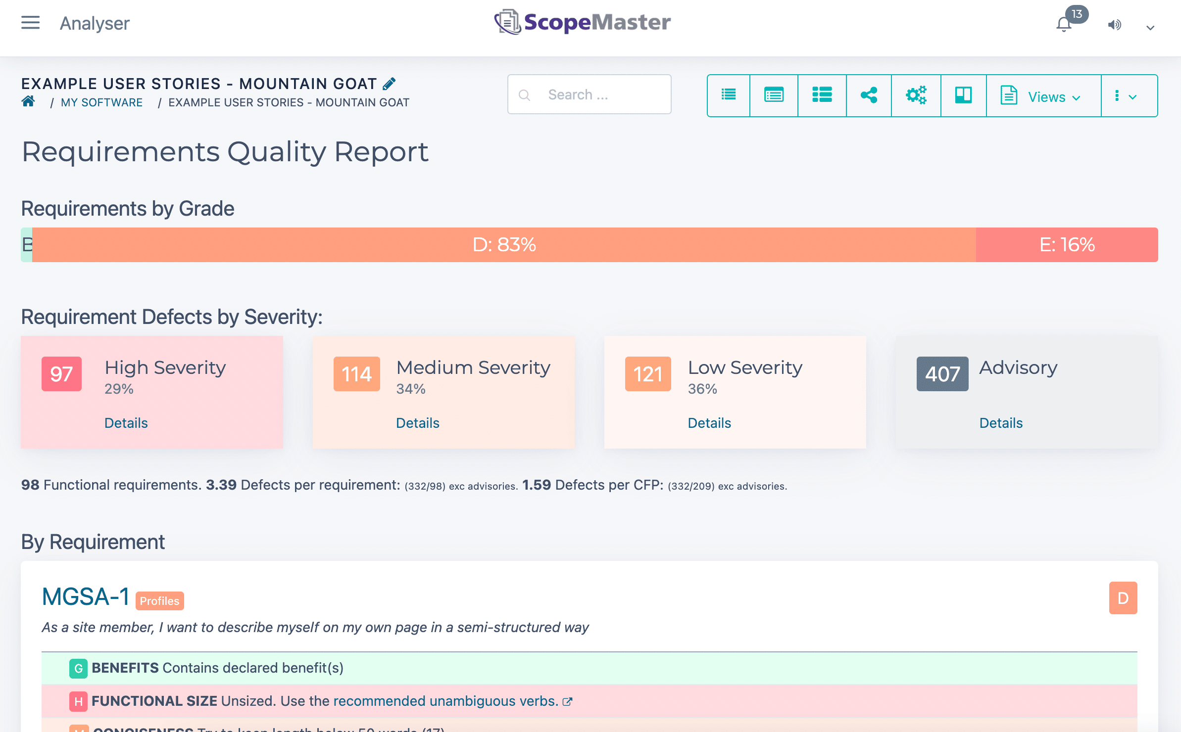 Générez des diagrammes perspicaces à partir de vos user stories avec ScopeMaster