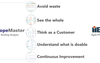 Principes IIBA Agile facilités par ScopeMaster