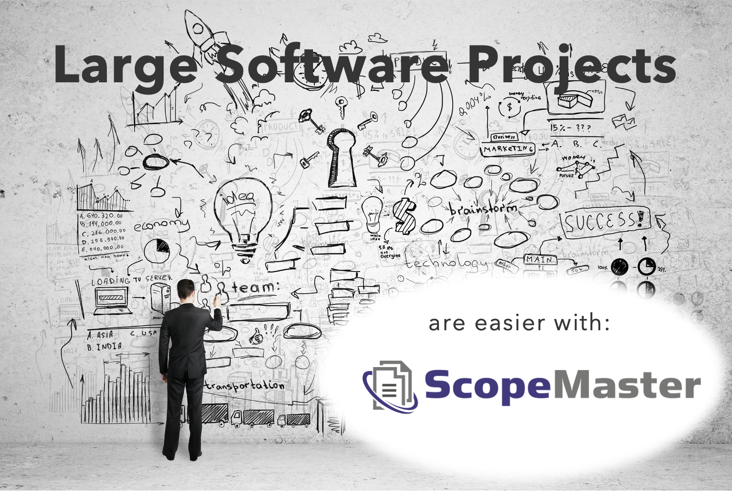 Large Software Projects are hard, yet made easier with ScopeMaster