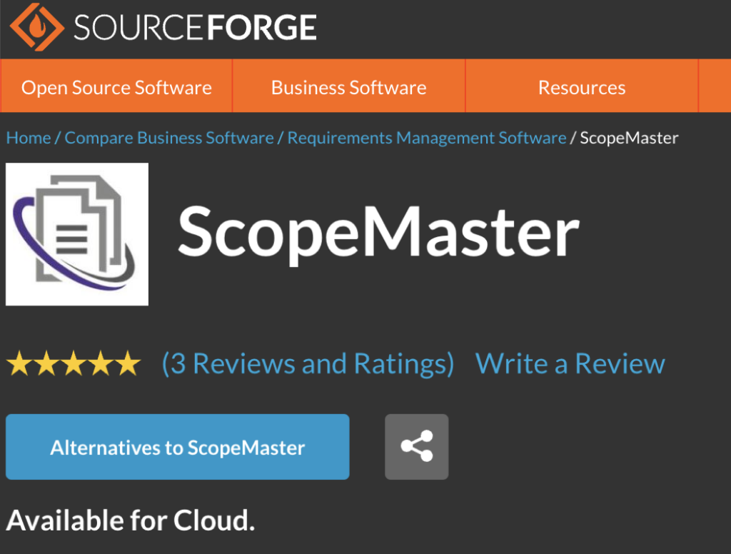 ScopeMaster auf SourceForge